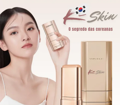 Base Coreana Stick 2 em 1 - K-SKIN PRO