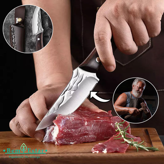 Faca MultiUsos 100% Forjada à Mão - KNIFE JAP