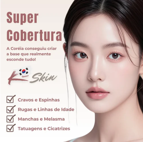 Base Coreana Stick 2 em 1 - K-SKIN PRO