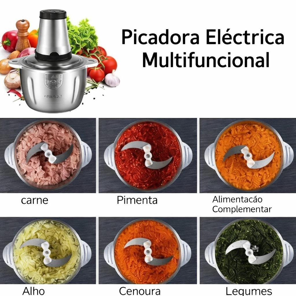 MOLINHO ELÉTRICO DE AÇO INOXIDÁVEL 2 LITROS - MOLINOX™
