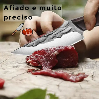 Faca MultiUsos 100% Forjada à Mão - KNIFE JAP