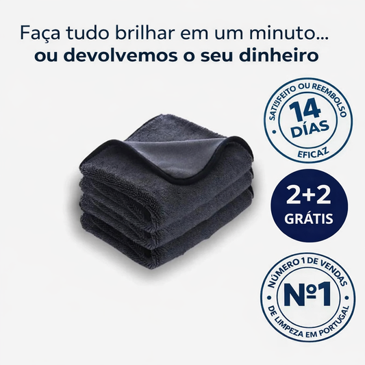 Panos de Microfibra XXL – Todo Limpio PRO (2+2 GRÁTIS)