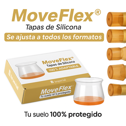 FUNDA DE SILICONA PARA PATAS DE MUEBLES ANTI-ARAÑAZOS - MOVEFLEX