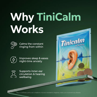 Herbal Patches for Tinnitus, pack of 12 – TINICALM™