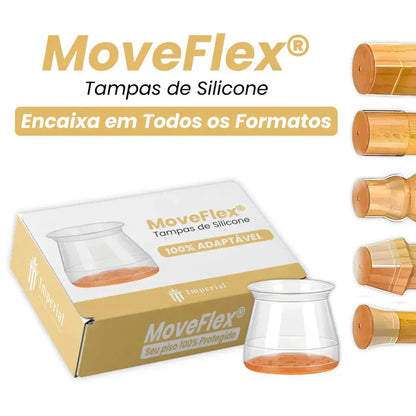 TAMPA DE SILICONE PARA PÉS DE MÓVEIS - MOVEFLEX