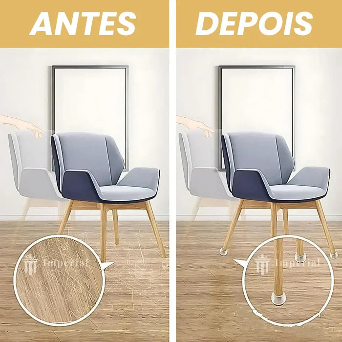 TAMPA DE SILICONE PARA PÉS DE MÓVEIS - MOVEFLEX