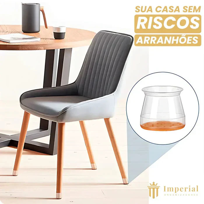 TAMPA DE SILICONE PARA PÉS DE MÓVEIS - MOVEFLEX