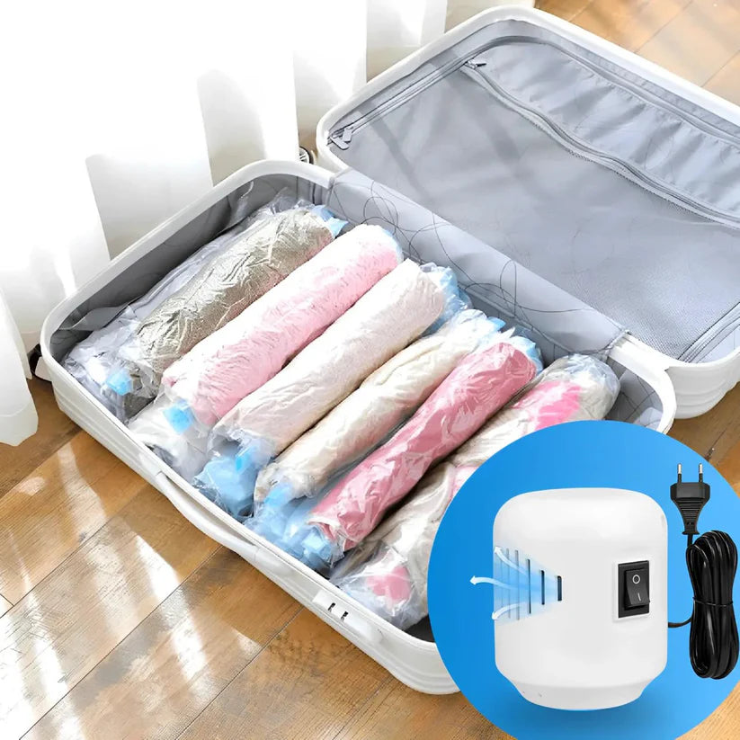 Kit Compactador com Bomba Elétrica - Vacuum Pro