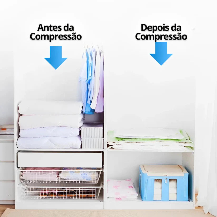 Kit Compactador com Bomba Elétrica - Vacuum Pro
